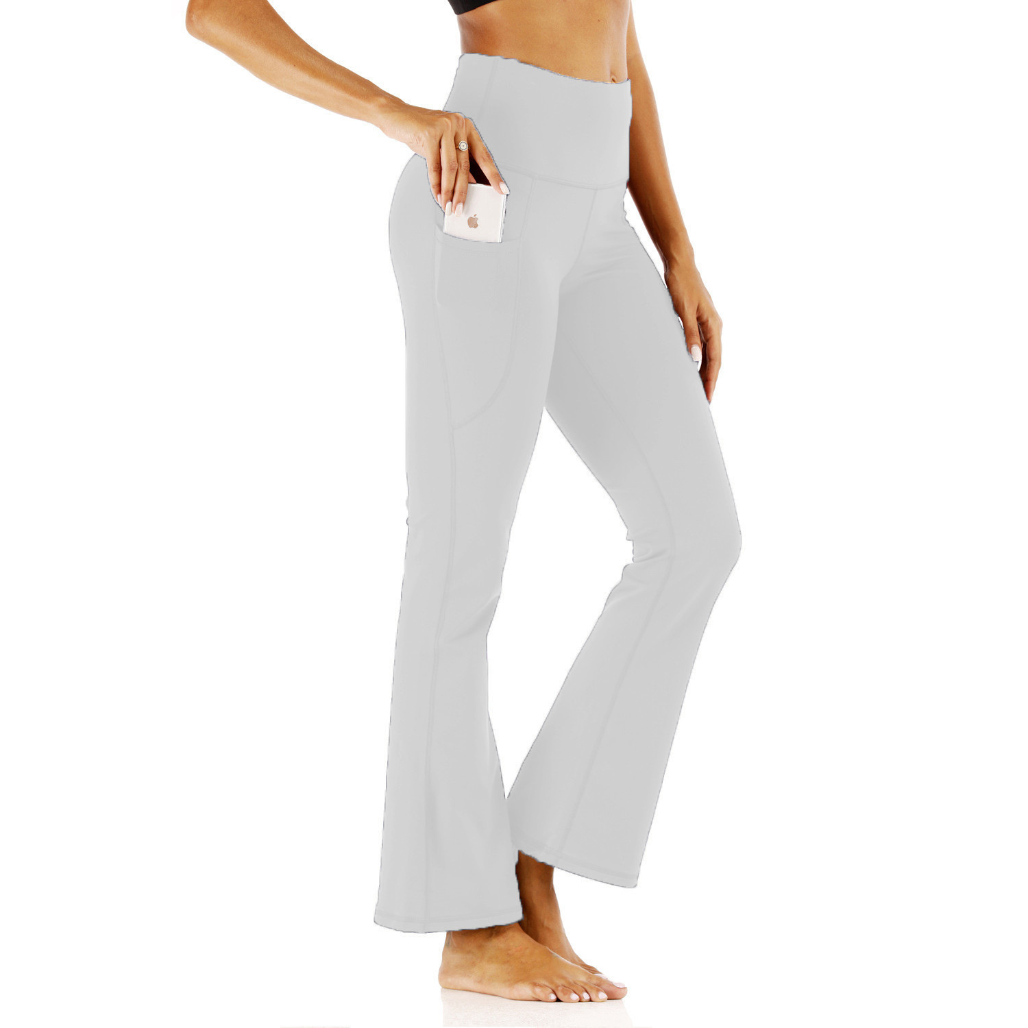 2023 new hip lifting yoga pants Women's European and American high waist sexy solid color tight skirt running fitness sports pants yoga