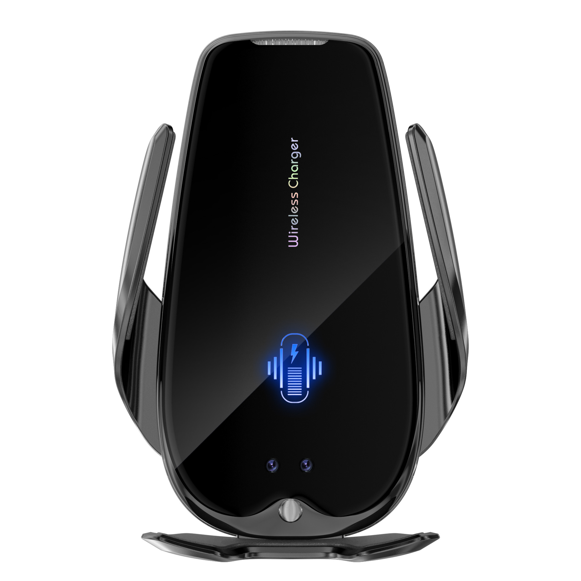 Universal car mobile phone bracket smart induction 15W magnetic suction wireless fast charging air outlet snap-on navigation bracket