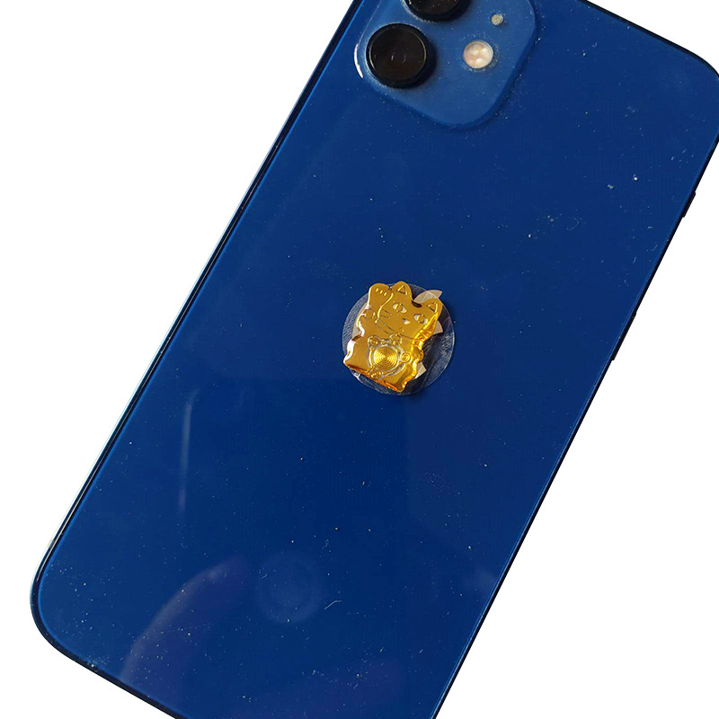 Foreign trade export Vietnam New Golden lucky cat energy radiation-proof mobile phone stickers epoxy mobile phone stickers