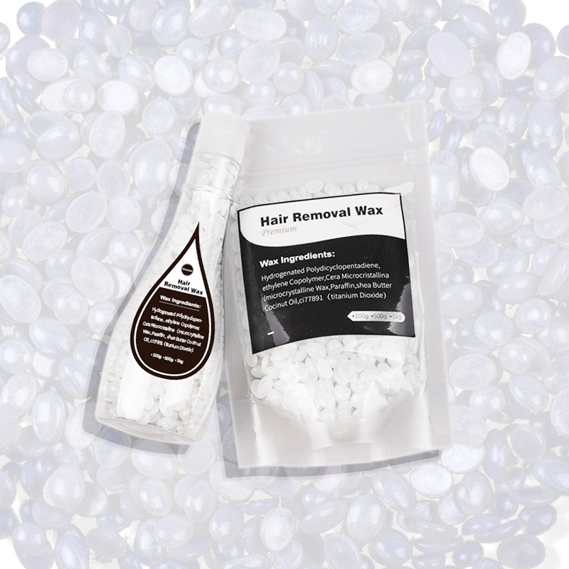 White Pearl Crystal Color Pearlescent Wax No Paper Removal Wax Bean No Rosin Low Melting Point Viscous Strong Removal Beeswax Hard Wax