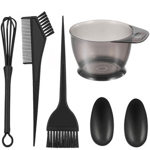 Cross-border disposable hair dyeing brush hair dyeing hair Treatment Oil Bowl beauty hairdressing tools 5 pieces suit hair dyeing comb hair
