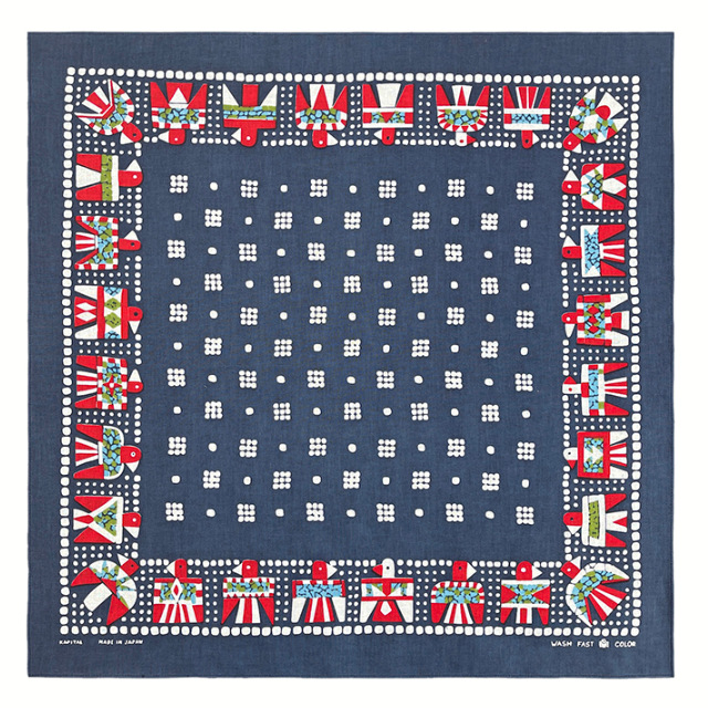 A variety of printed decorative headscarf RRL ameckaki American retro cotton square scarf outdoor cycling sports in stock