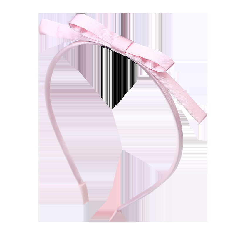 Barbie Ribbon Bow Hairband Escape Princess Headwear Fine Hairpin Women's 2023 New High-end Sense Out-of-Home Headband