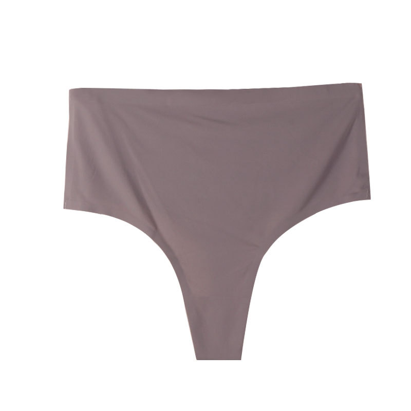 Women's Fitness T-pants one-piece seamless thong plus size high waist belly contracting European and American cross-border e-commerce cotton crotch underwear