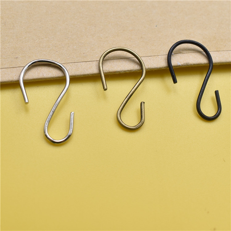 Cross-border Iron Hook small size Solid S-hook Multifunctional S-hook Hardware Hook Steel Wire Hook Metal S-hook