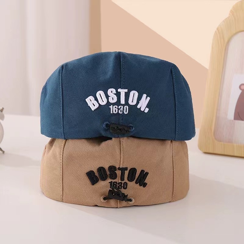 Cappello in stile coreano per bambini, nuovo stile, berretto in denim coordinato, berretto per bambini, berretto regolabile in avanti per bambine_voghion.com