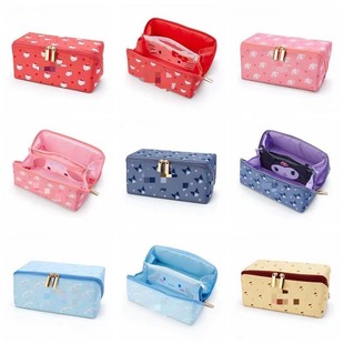 Cute Cartoon Cosmetic Bag Large Capacity Skin Care Products Fidelity Bag Small White Dog Student Stationery Pencil Case
