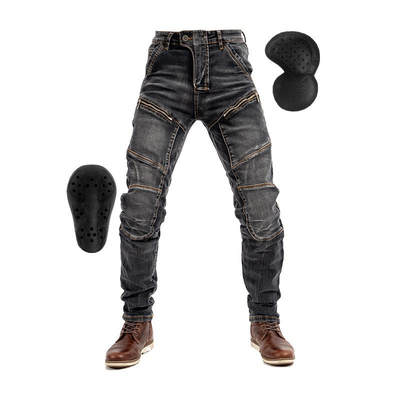 New MOTO PANTS Kevlar Motorcycle Jeans Men's High Elastic Motorcycle Riding Knight PANTS Racing PANTS