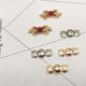 Spot Metal Hanfu Tang Suit Collar Buckle Buckle Cheongsam Metal Buckle Retro DIY Bright Buckle