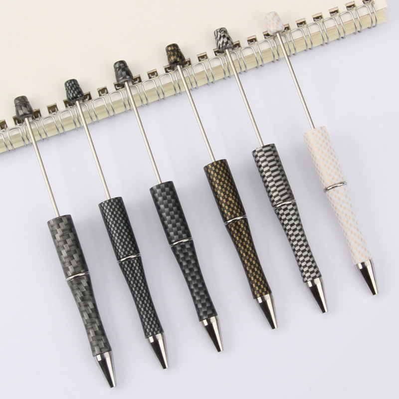 Creative DIY plastic beaded pen personality ballpoint pen student office plastic appearance plastic beaded pen wholesale