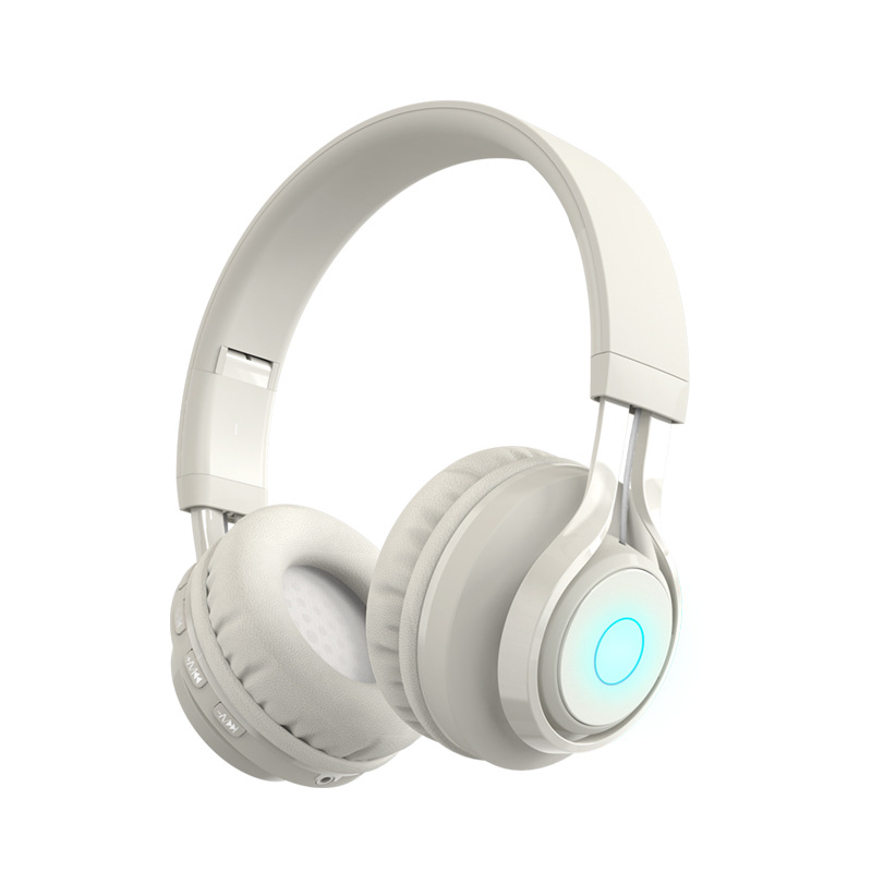 Cross-border New Wireless Luminous Headset Bluetooth Headset Subwoofer Children Girls Cute Sports Game Headset