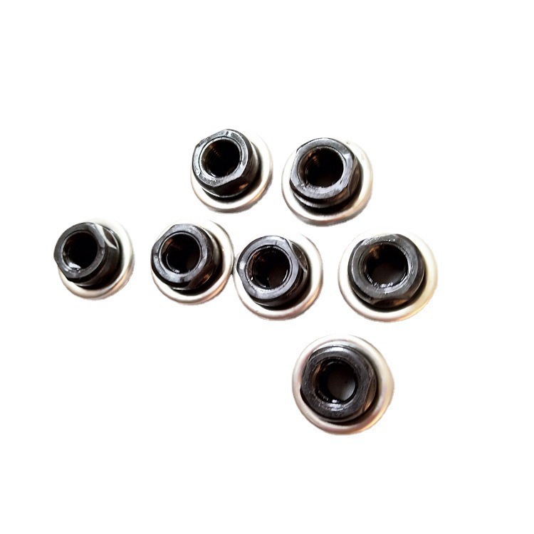 Mountain bike front and rear hub shaft gear with sealing gear M8 front axle nut M9.5 rear axle nut front and rear axle gear