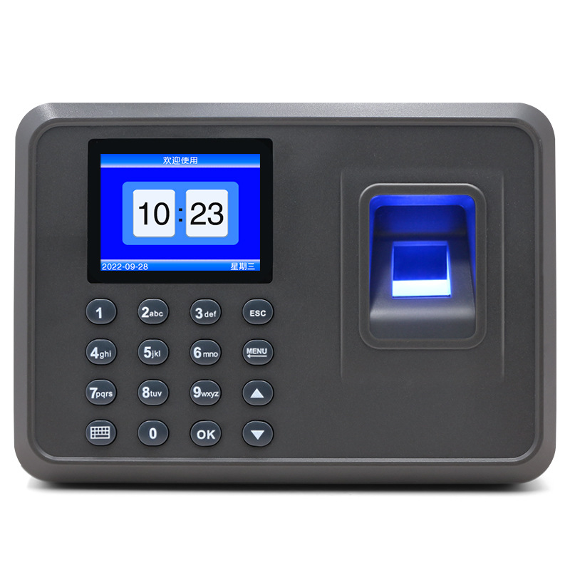 East for F05 Attendance Machine Efficient Intelligent Multi-country 25 Foreign Languages Display Enterprise Staff Fingerprint Card Machine Sign-in