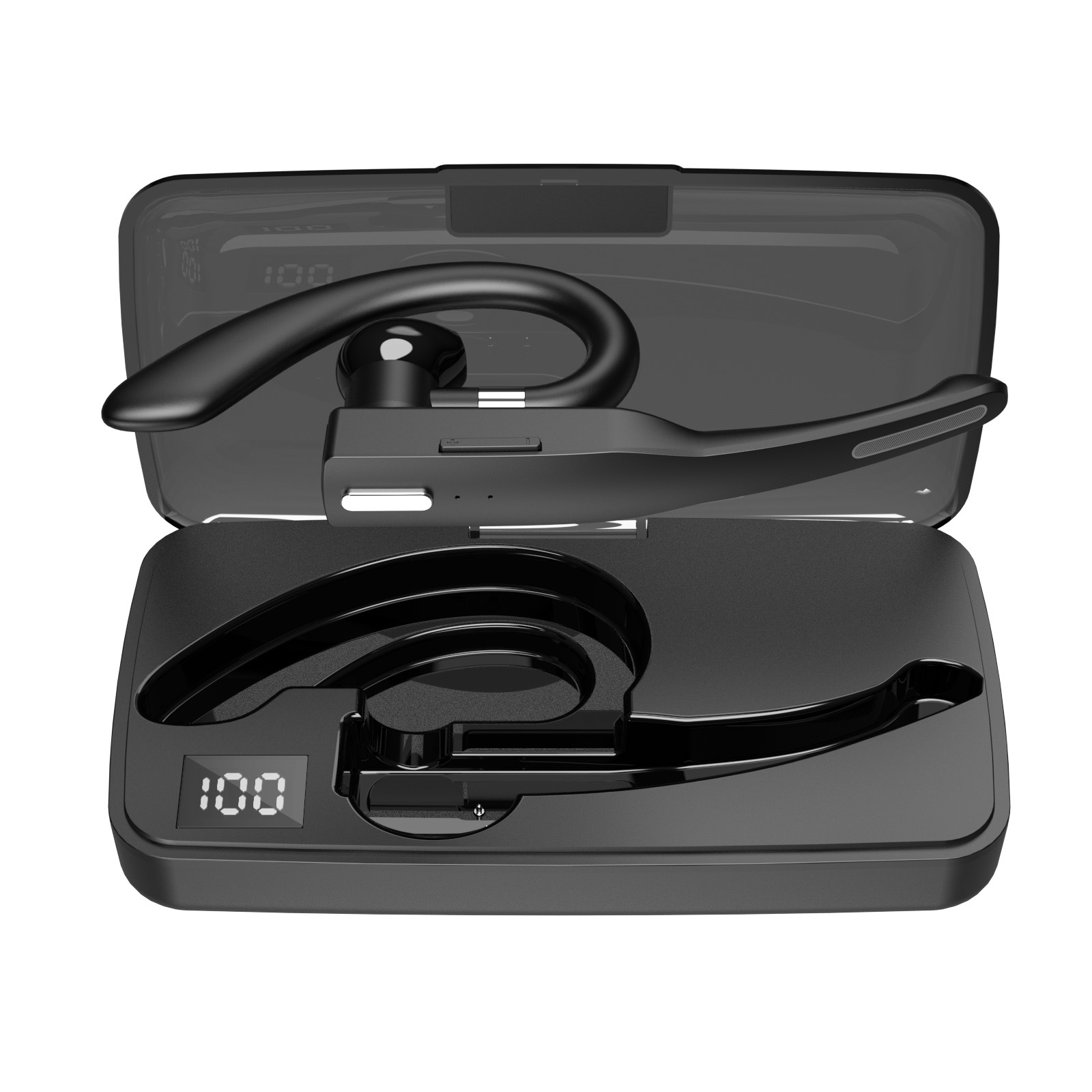 YYK525 Bluetooth Headset Single Ear Hanging Ear Business Style with Charging Warehouse YYK520V9V8V12 Cross Border