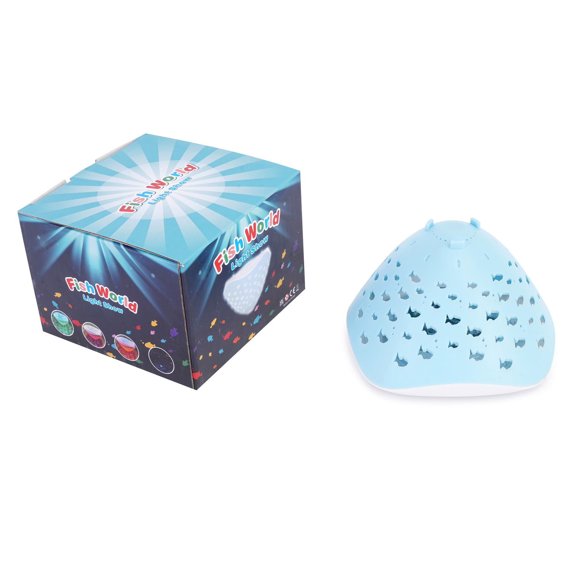 Cross-Border LED smart small fish projection lamp bath lamp underwater swimming pool lamp colorful atmosphere lamp diving lamp decorative lamp