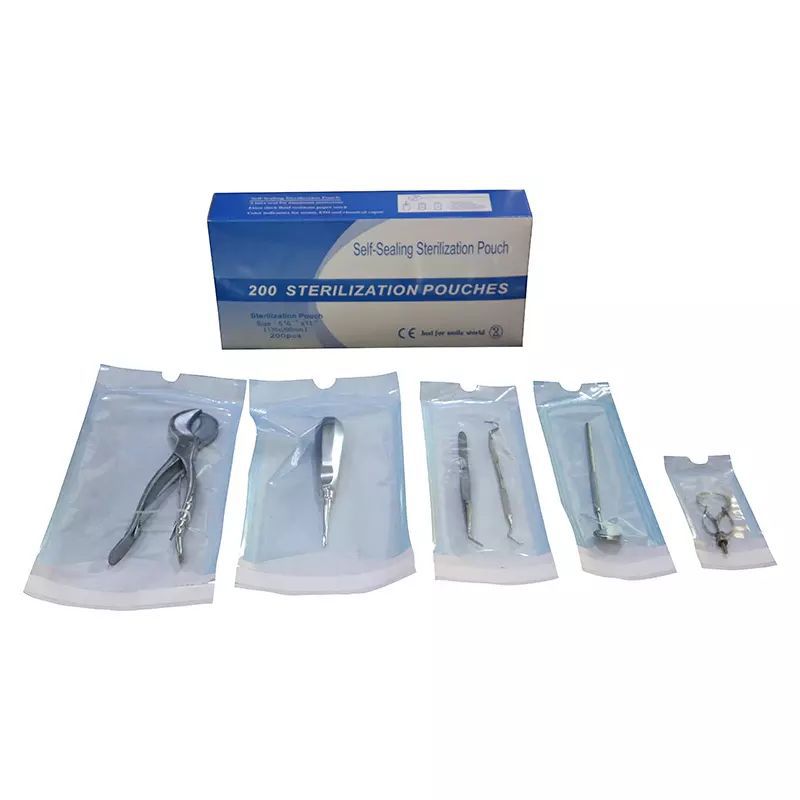 Factory in stock self-sealing bag medical sterilization bag ethylene oxide disinfection without residue