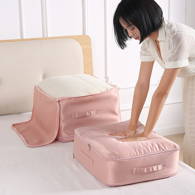 Down jacket compression finishing bag moisture-proof quilt bag clothes packing storage box wardrobe finishing box quilt storage bag