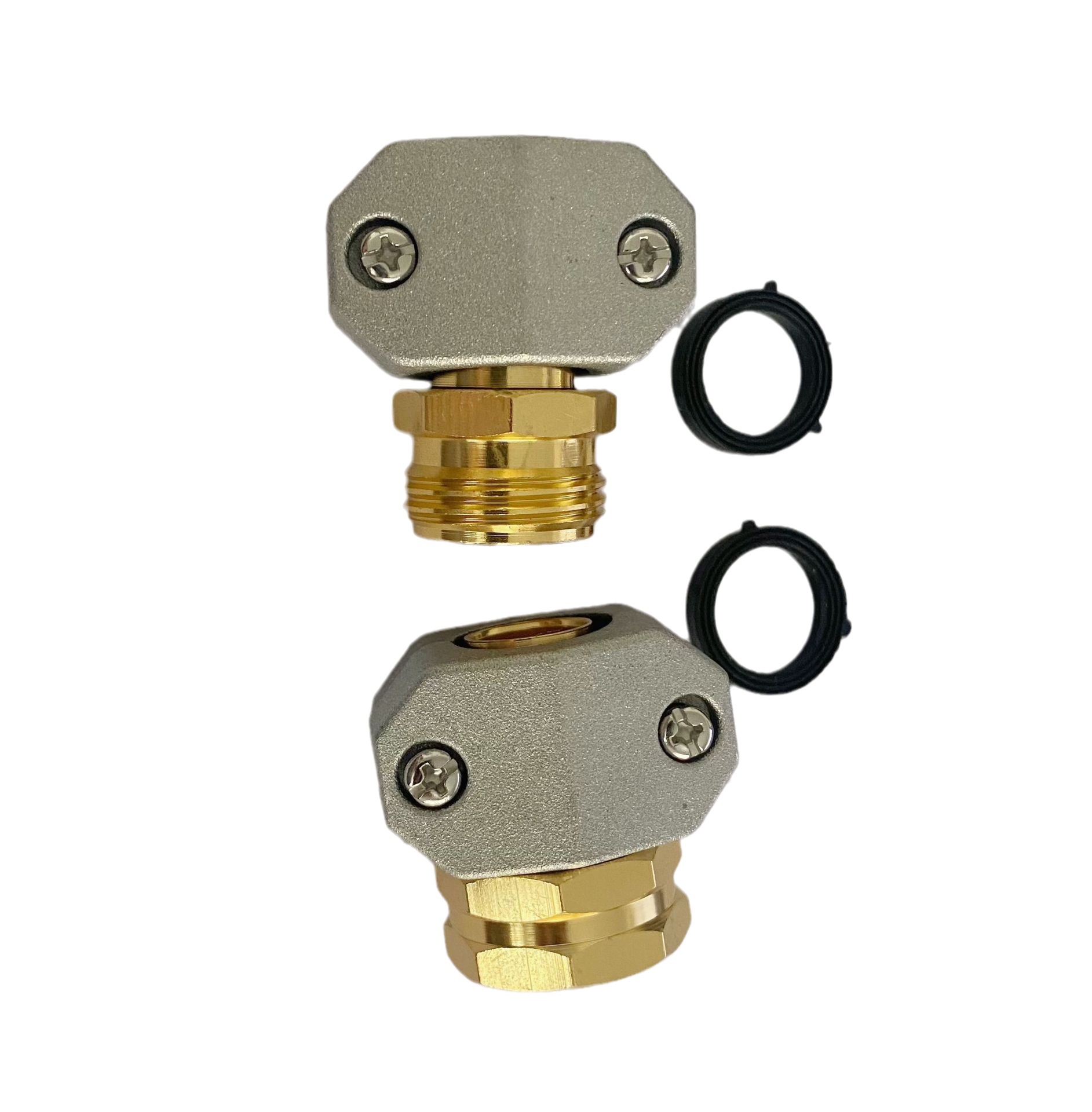 Garden Tool Connector Amazon Hot Sale Zinc Aluminum 5/8-3/4 Garden Hose Connector Water Pipe Connection Repairer