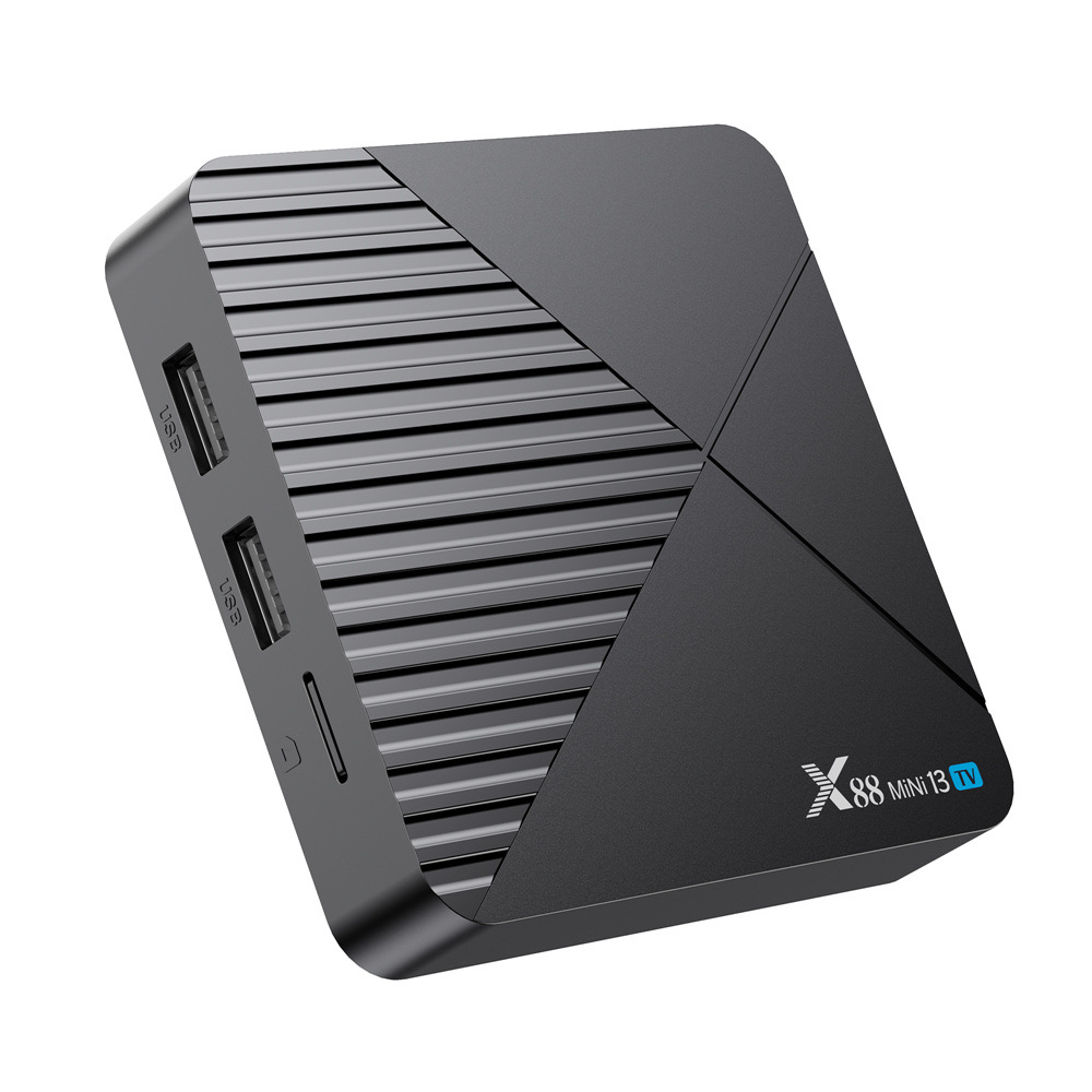 Foreign trade Android Intelligent Voice TV Box WiFi6 Bluetooth 8K X88 Mini 13 TV Box