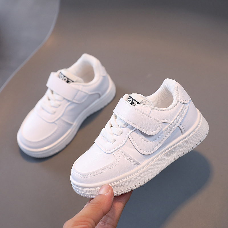 Children's board shoes wholesale spring and autumn men's and women's children's sports shoes Children's casual white shoes boys baby soft bottom board shoes