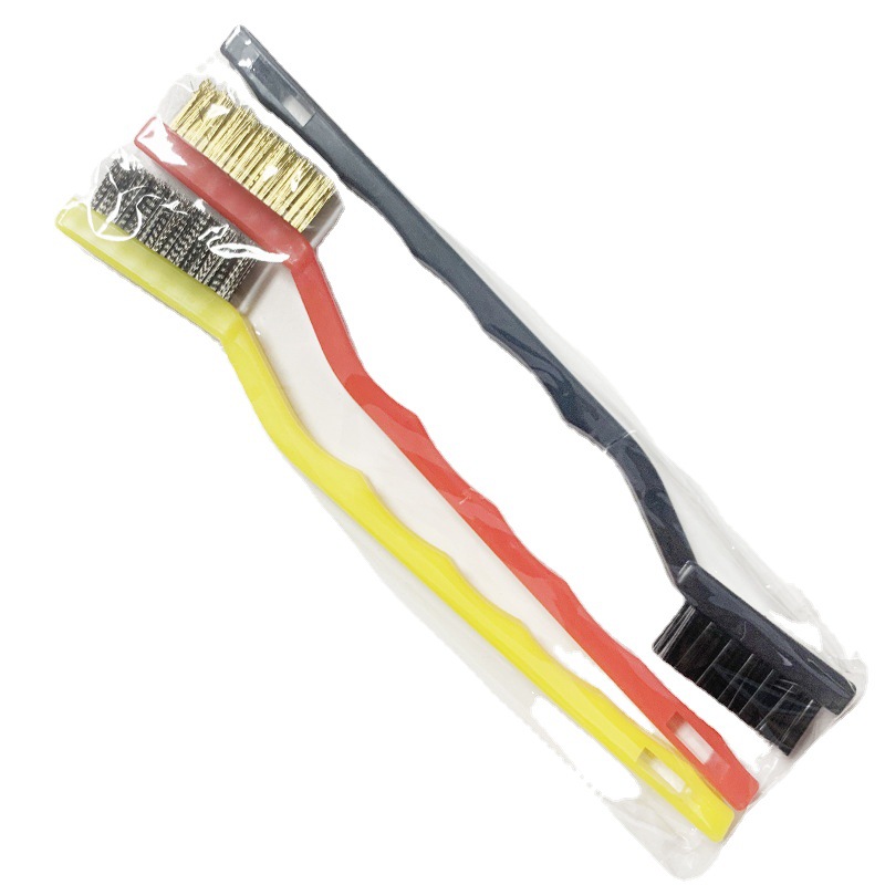 Gas stove cleaning brush kitchen stove cleaning set gas stove gap cleaning set brush tool rust removal brush
