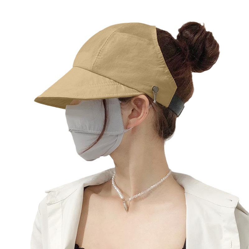 Upgraded new quick-drying peaked cap women's summer versatile thin sun protection sun hat men's fashionable outdoor fashion basin hat