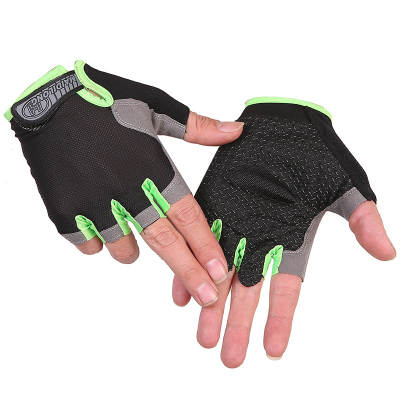 Stacked Net Cycling Fitness Weightlifting Half Finger Tactical Gloves Fitness Outdoor Sports Sun Protective Gloves for Men and Women