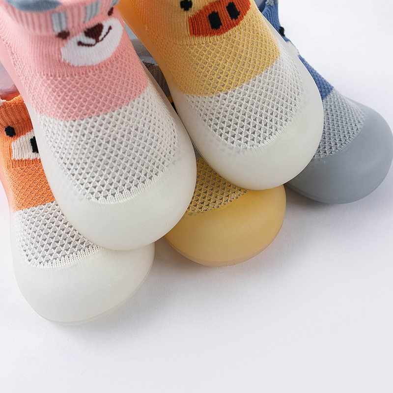 Summer Baby Breathable Mesh Socks Shoes Indoor and Outdoor Baby Soft Sole Toddler Shoes Children Spring and Autumn Breathable Floor Shoes