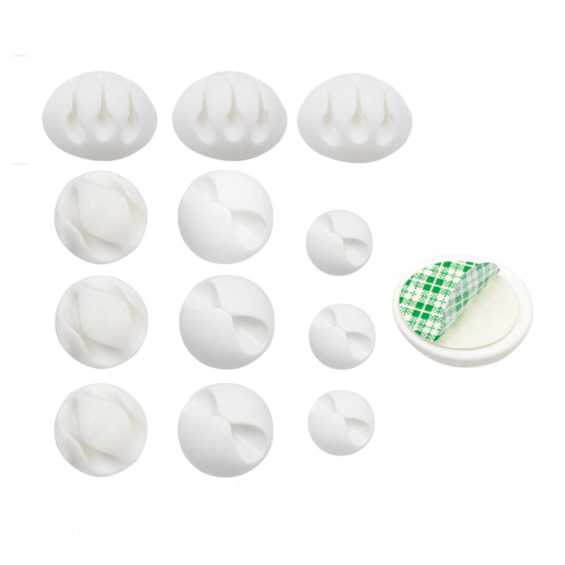 Factory wholesale desktop simple Winder wire organizer USB wire holder mouse wire Clip Organizer