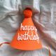 Orange thick wool ball