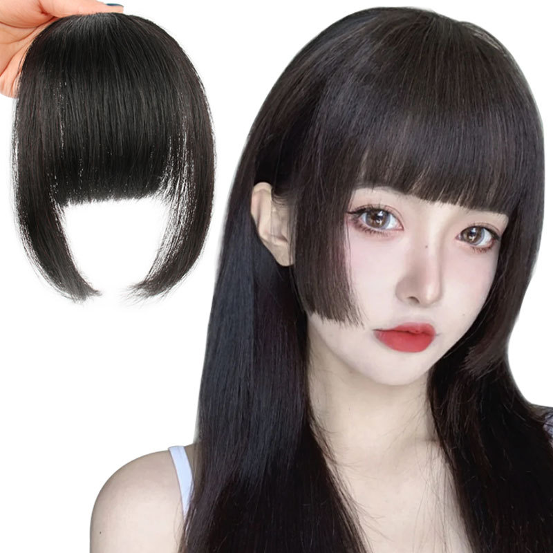Wig Bangs Princess Real Hair Bangs Two-dimensional Qi Bangs Wig Female Invisible Natural forehead Wig