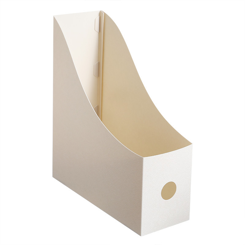 Desktop File Rack Office Supplies Simple Foldable Organize Book File File Data Classification Storage Box