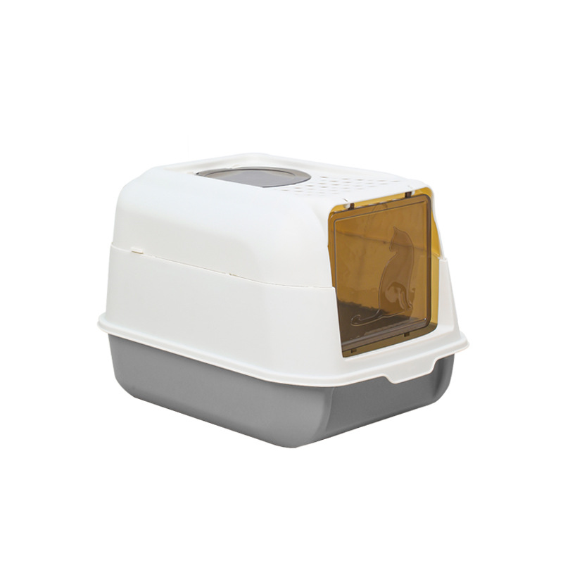 Large fully enclosed cat litter box cross-border splash-proof deodorant cat toilet top-out cat litter box wholesale spot