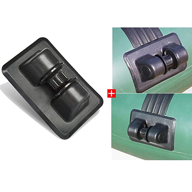 Rubber boat anchor seat inflatable boat assault boat drifting fishing Stern fulcrum pulley track anchor rope bracket motor boat