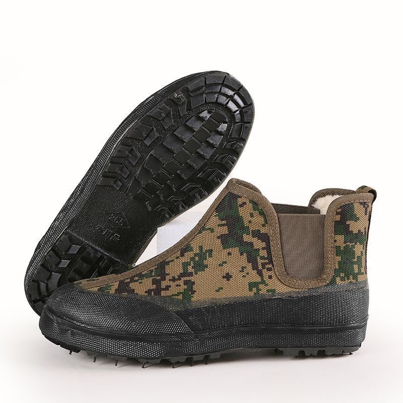 Men's High-top Canvas Shoes Spring 2024 New Camouflage All-match Casual Breathable Non-slip Platform Comfortable Release Shoes