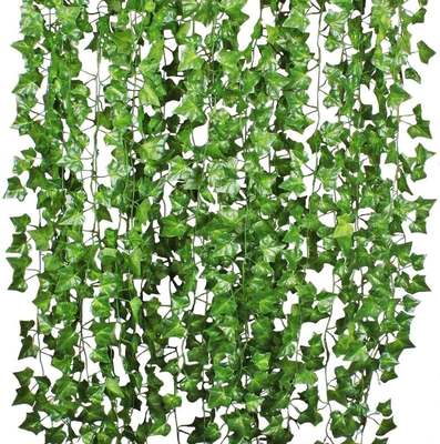 Amazon cross-border explosion simulation rattan artificial ivy fake leaves plastic flower plant hanging decoration wholesale