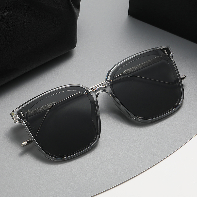 2022 New Korean Style Retro Fashionable Large Frame GM Sunglasses for Men and Women Anti-UV Little Red Riding Book Same Style Sunglasses
