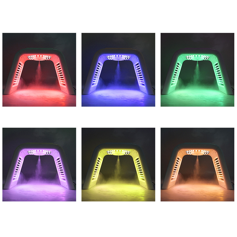 Cold spray seven-color LED color spectrometer PDT photodynamic skin rejuvenation instrument spray folding beauty instrument hot sale
