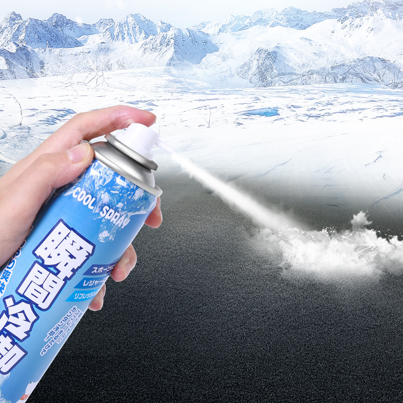 Ice spray in summer car rapid cooling agent for car rapid cooling refrigeration artifact for car indoor instant cooling