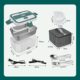Household Car Electric Lunch Box Stainless Steel Lunch Box Self-heating Insulation Lunch Box Portable Heating Lunch Box for Office workers