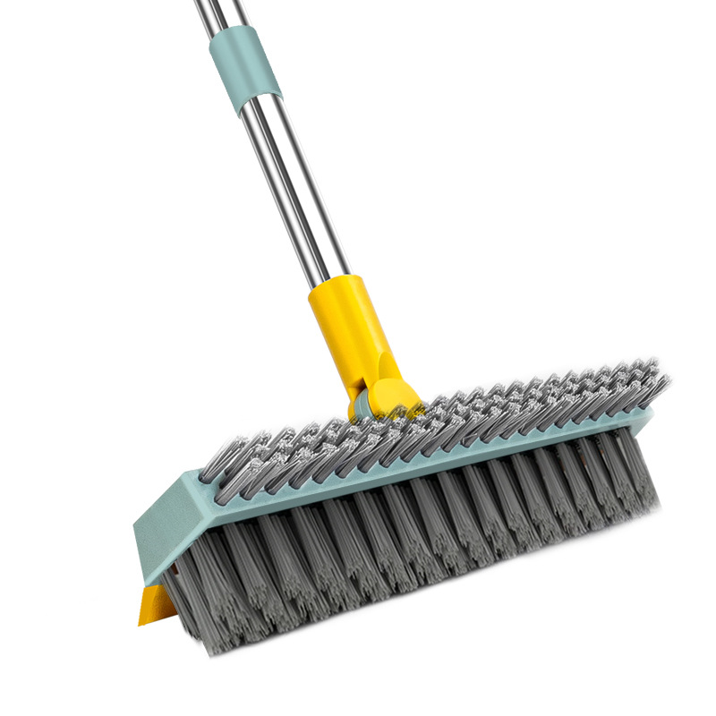 Floor brush toilet floor brush floor seam cleaning artifact bathroom toilet floor wash wall long handle bristle gap