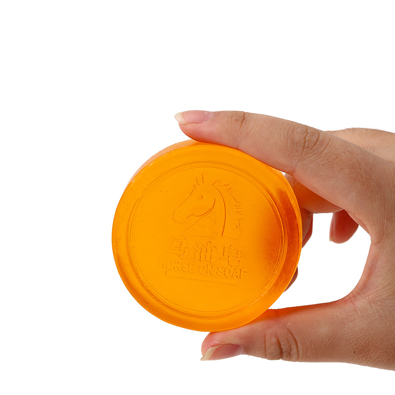 [Sims] Horse Oil Soap Horse Oil Essence Oil Soap Hand-made Soap Cleans and Moisturizes 80G