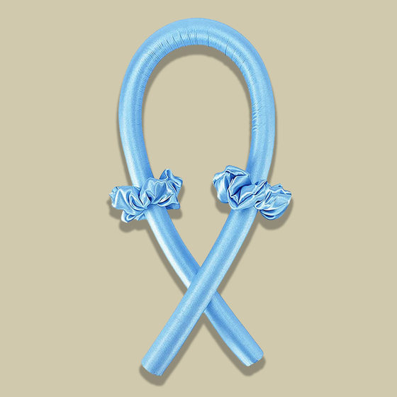 Cross-border hot-free lazy sleep curling iron pearl sponge big wave curling iron hair ring net red curling iron manufacturers