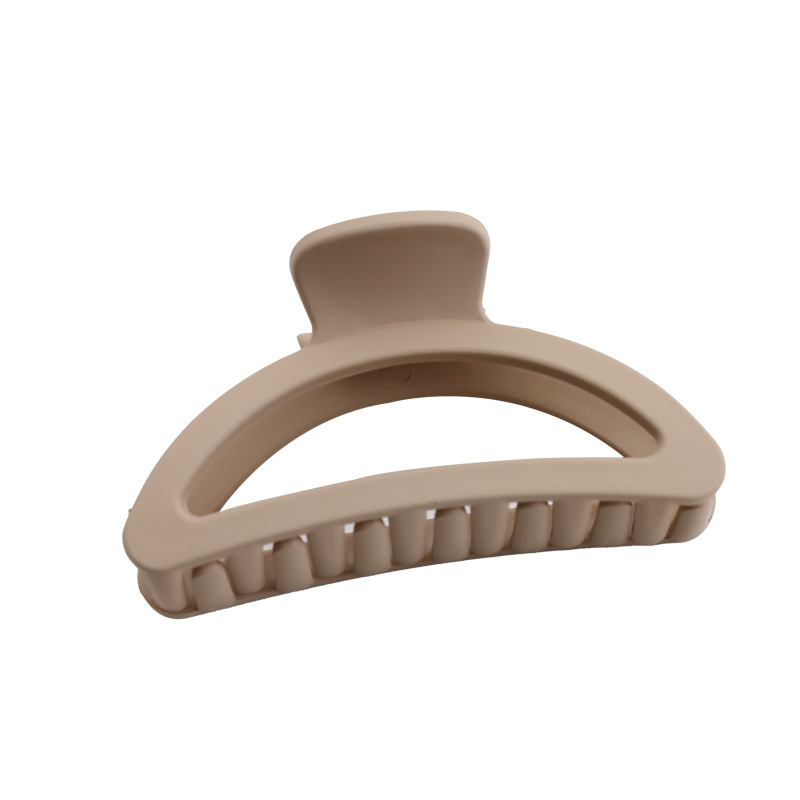Temperament Simple Grab Clip Large Hair High-end Hair Clip Women's Spring Back Head Shark Clip Hairpin Clip Headwear