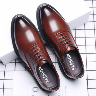 Aofu Shoes 8892 Fashion Casual Leather Shoes British Pointed Business Dress Men's Shoes 20210725 Batch