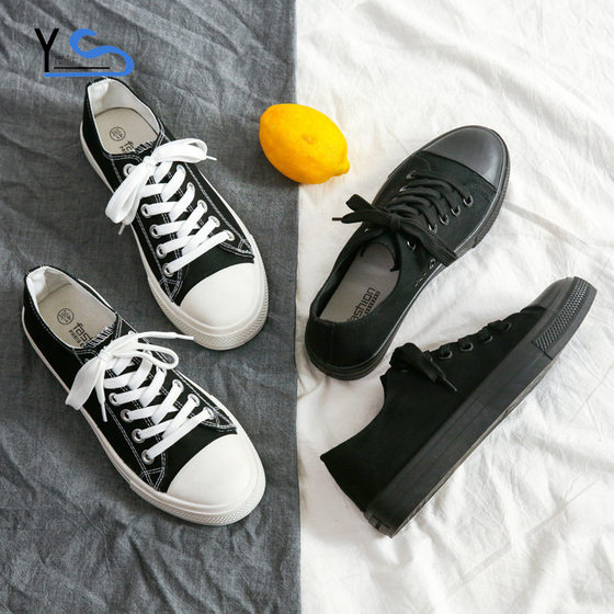 Spring Canvas Shoes Low-top Men's and Women's Shoes All-match Trendy Shoes Casual Large Size Board Shoes Men's Breathable Fashion Student Shoes Wholesale