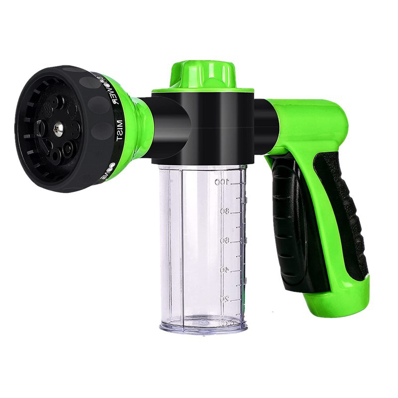 Garden household portable garden water pipe car wash water gun 8 function plastic gram adjustment nozzle high pressure foam water gun