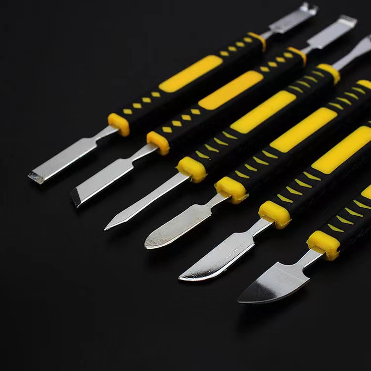 6-piece set of metal crowbar set disassembling tool metal disassembling Rod shell opening boot pry shell lifting tool
