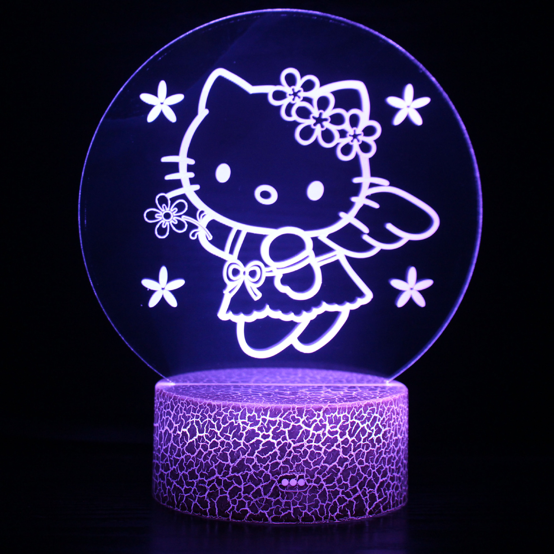Cross-Border special cartoon cat Series 3D lights creative colorful touch LED visual lights Valentine's Day gift lights night