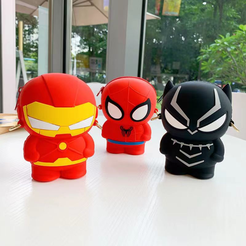 Children's small shoulder bag children's silicone mobile phone bag adult clothing store accessories bag boys and girls small backpack